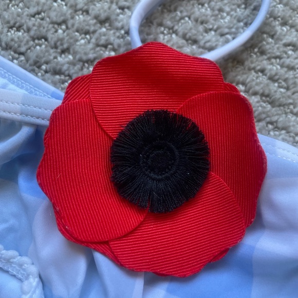 Janie and Jack toddler girls size 4 one piece bathing suit - Picture 3 of 4